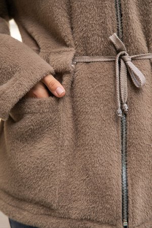 Пальто Альпака (бежевое) Б14139-7М