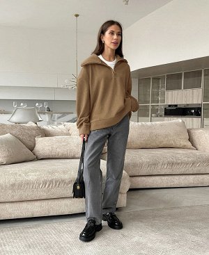 Женский флисовый свитшот