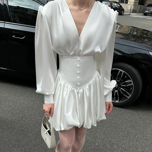 Платье женское с длинным рукавом