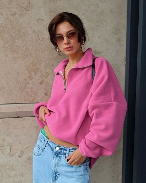Женский флисовый свитшот