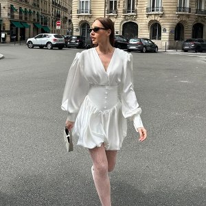 Платье женское с длинным рукавом