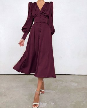 Платье женское с длинным рукавом
