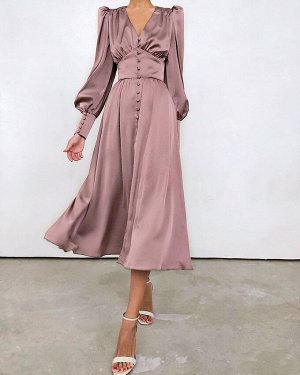 Платье женское с длинным рукавом