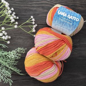 Пряжа Хлопок 70%, конопля 30%, 50 гр/105 м Taormina