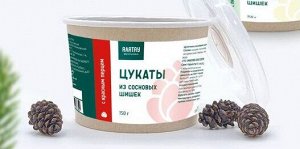 ЦУКАТЫ сосновые (150 гр): СЫЧУАНЬСКИЙ ПЕРЕЦ (крафт/стакан)