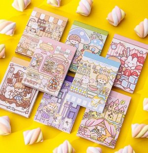 Блокнот отрывной для записей "Lovely stories", green