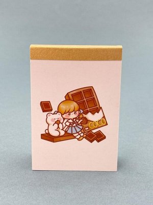 Блокнот отрывной для записей "Lovely stories", brown