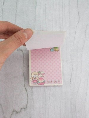 Блокнот отрывной для записей "Lovely stories, cafe", pink