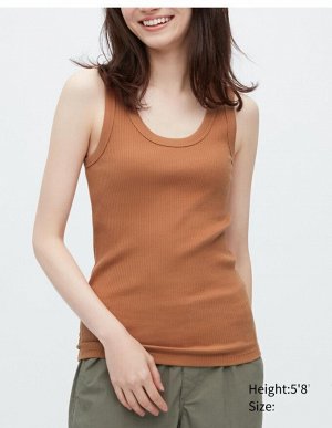 Женская майка в рубчик Uniqlo Япония