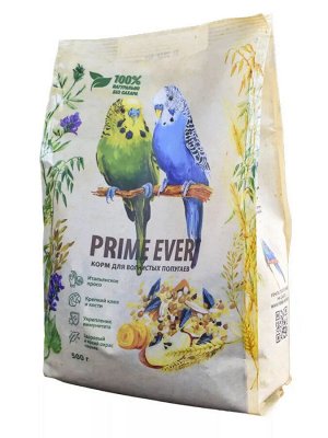 Корм для птиц "PRIME EVER" для волн. попугаев 500гр.
