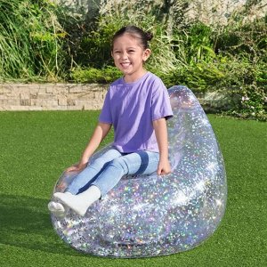 Bestway 75105 Детское надувное кресло Bestway 75105 Glitter Dream 72*72*64 см