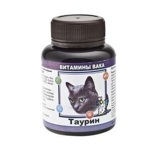 Вака витамины для кошек с Таурином 80таб