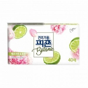 Концентрированный кондиционер для белья Bergamot&Rose (для сушильных машин) 40 листов