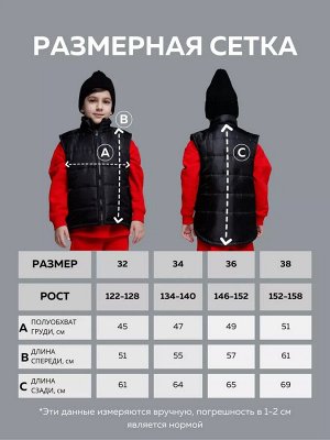 Жилет детский утепленный демисезонный