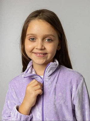 Велюровый костюм для девочки с палаццо