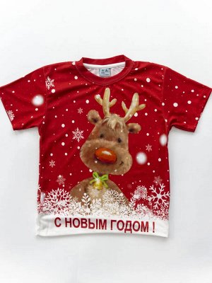 Футболка новогодняя для малыша