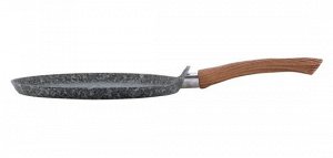 Сковорода блинная 28см.с антипригарным покрытием Grey marble из алюминия
