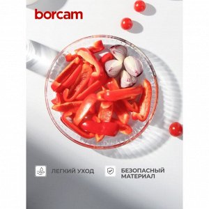 Форма для запекания стекло, 26 см, 1.72 л, круглая, Borcam, 59044/12