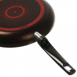 Сковорода алюминий, 24 см, антипригарное покрытие, Tefal, Easy Plus, 042 37 124