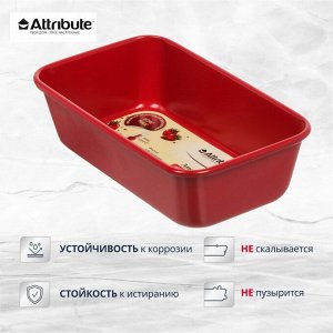 Форма для выпечки хлеба углеродистая сталь, 14х24х6.5 см, антипригарное покрытие, Attribute, Amore, ABA104
