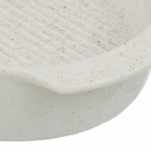 Форма для выпечки керамика, 33 см, 2 л, овальная, Daniks, Бежевый гранит, Y4-8738
