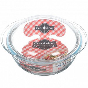 Кастрюля стекло, 1 л, стекло жаропрочное, O Cuisine, 207AC00/1043