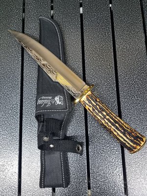 Нож туристический c чехлом 34см SA23