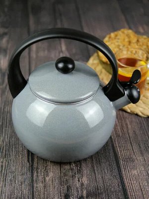 Чайник эмалированный 2.2л серый