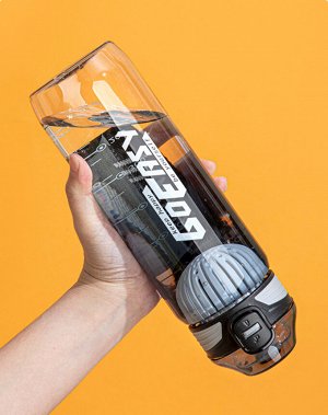 Бутылка спортивная для воды GoEasy 800мл для фитнеса, спорта