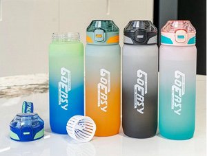 Бутылка спортивная для воды GoEasy 800мл для фитнеса, спорта