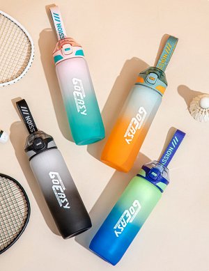 Бутылка спортивная для воды GoEasy 800мл для фитнеса, спорта