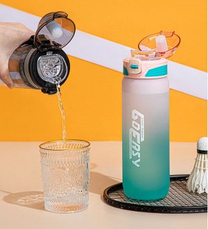 Бутылка спортивная для воды GoEasy 800мл для фитнеса, спорта