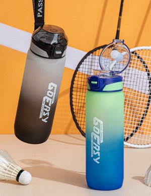 Бутылка спортивная для воды GoEasy 800мл для фитнеса, спорта