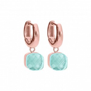 Серьги Firenze soft aqua Qudo