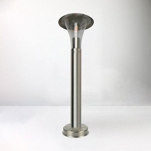 Светильник садово-парковый General Lighting Systems, Фортис S1, 50 Вт, нержавеющая сталь, 18х45 см, серебро