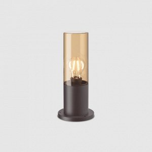 Светильник садово-парковый General Lighting Systems, Малый Элегант, накладной, 50 Вт, металл, 9х30 см, графитовый, золотой