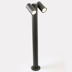 Светильник садово-парковый General Lighting Systems, Средний Люмикс, наземный, 50 Вт, металл, 17.1х70 см, графит