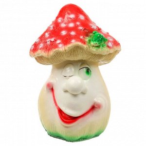 Фигурка садовая Мухомор с лягушкой, 26х35 см, гипс, 441