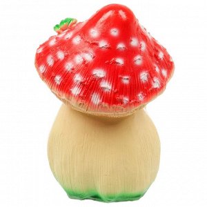 Фигурка садовая Мухомор с лягушкой, 26х35 см, гипс, 441