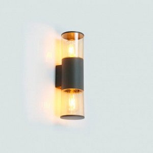 Светильник фасадный General Lighting Systems, Модэли, накладной, 50 Вт, металл, 12.6х38.2 см, графит
