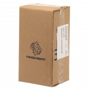 Фигурка садовая Кролик с ромашкой, 14х31 см, гипс, 374
