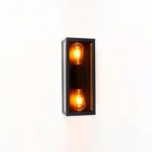 Светильник фасадный General Lighting Systems, Лофт, накладной, 50 Вт, металл, 14.5х37 см, черный, золотой
