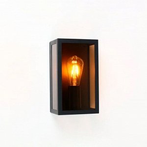 Светильник фасадный General Lighting Systems, Лофт, накладной, 50 Вт, металл, 17х26 см, черный, золотой