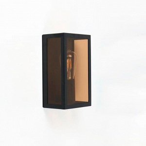 Светильник фасадный General Lighting Systems, Лофт, накладной, 50 Вт, металл, 17х26 см, черный, золотой