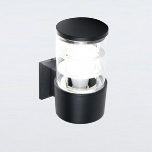 Светильник фасадный General Lighting Systems, Апофема, накладной, 50 Вт, металл, 10.8х20 см, черный