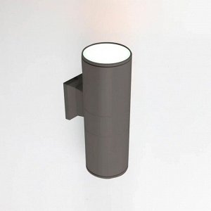 Светильник фасадный General Lighting Systems, Цилиндр, накладной, 100 Вт, металл, 9х26 см, графит