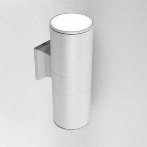 Светильник фасадный General Lighting Systems, Цилиндр, накладной, 100 Вт, металл, 9х26 см, белый