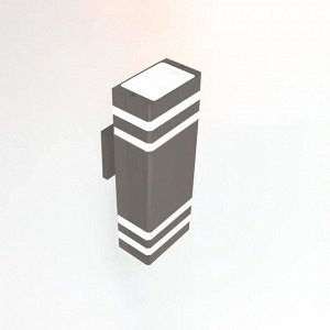 Светильник фасадный General Lighting Systems, Катет, накладной, 50 Вт, металл, 11х11.5 см, графит