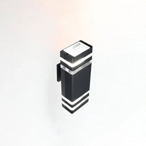 Светильник фасадный General Lighting Systems, Катет, накладной, 50 Вт, металл, 11х30 см, черный