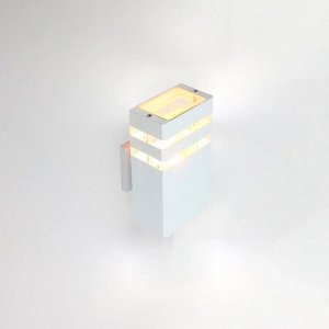 Светильник фасадный General Lighting Systems, Катет, накладной, 50 Вт, металл, 11х20 см, белый